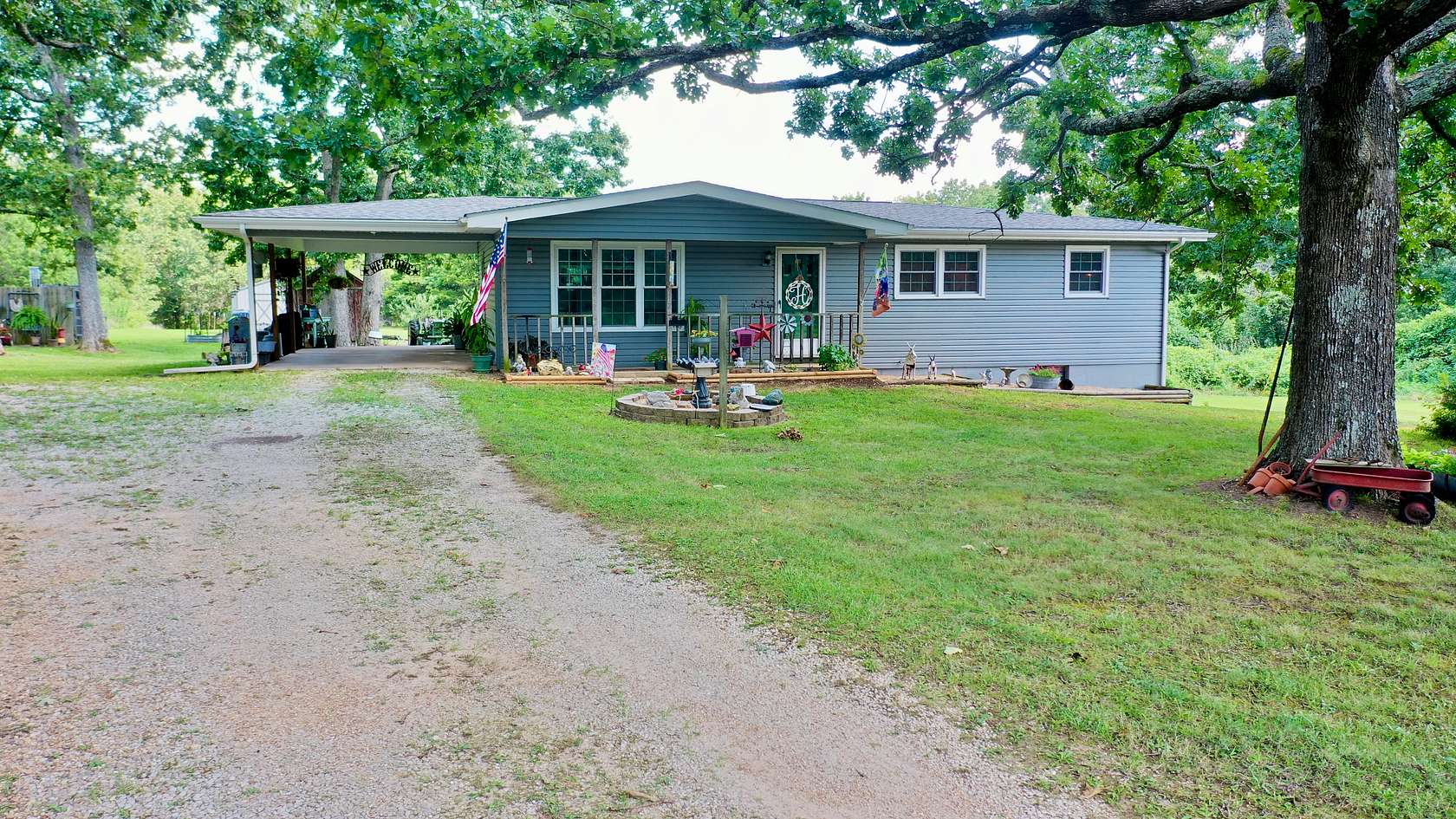 91 Acres of Recreational Land with Home for Sale in Salem, Missouri
