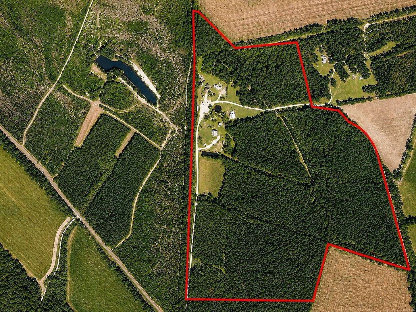 63.7 Acres of Land with Home for Sale in Walterboro, South Carolina