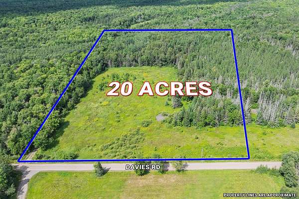 20 Acres of Recreational & Residential Land for Sale in Phelps, Wisconsin