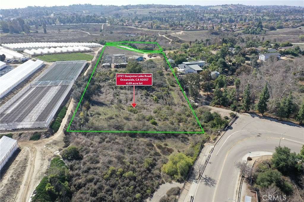 4.74 Acres of Residential Land for Sale in Oceanside, California