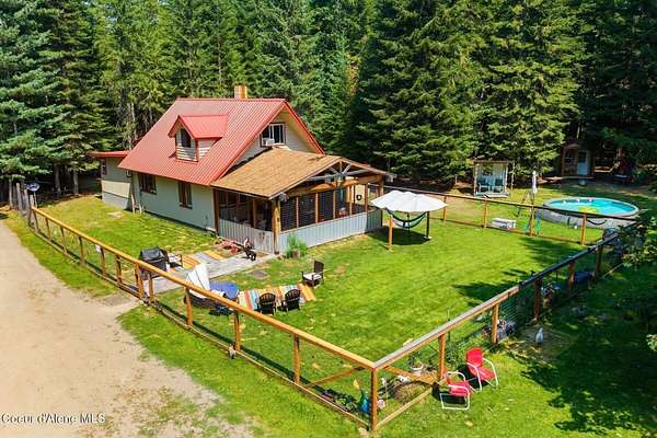 5 Acres of Land with Home for Sale in Clark Fork, Idaho