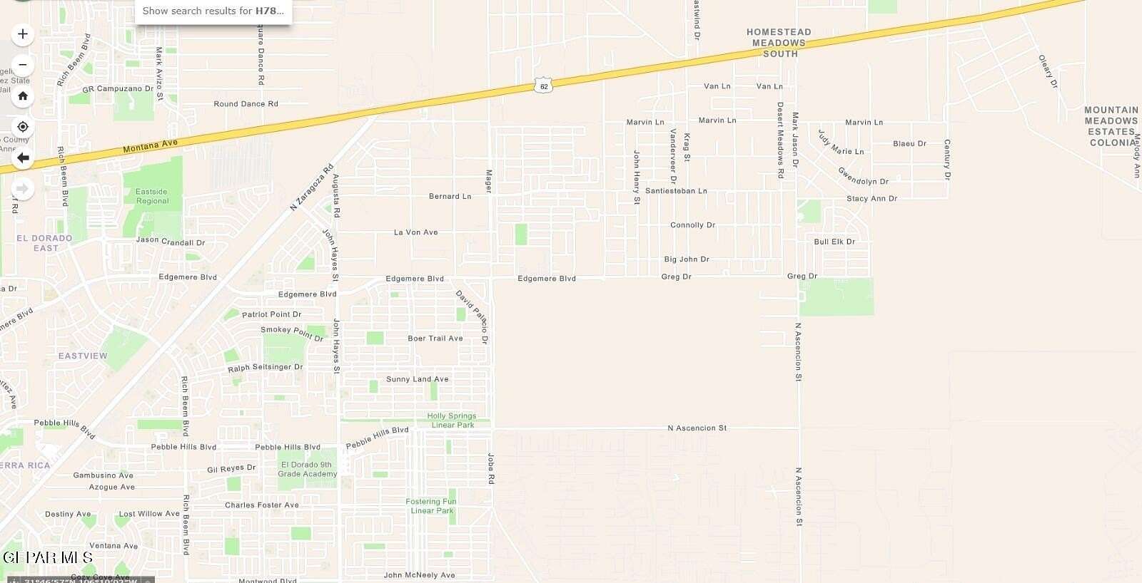 0.37 Acres of Residential Land for Sale in El Paso, Texas
