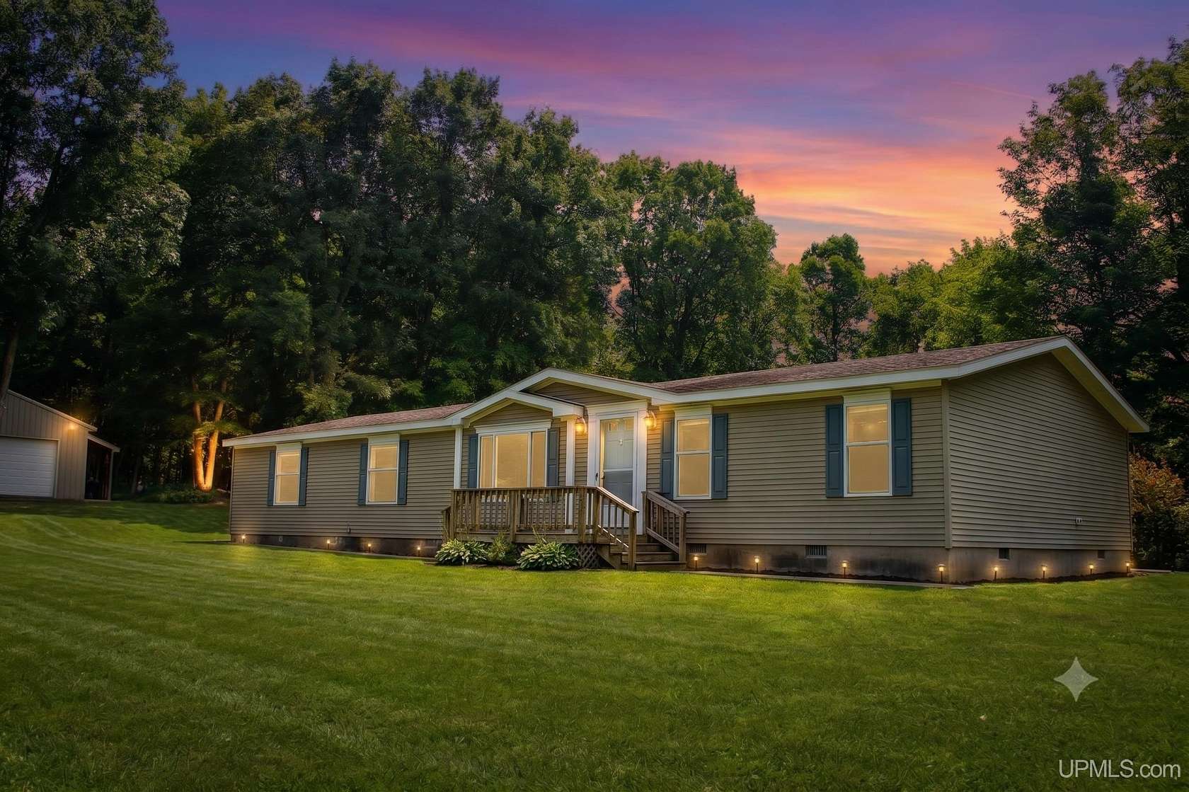 9 Acres of Land with Home for Sale in Vulcan, Michigan