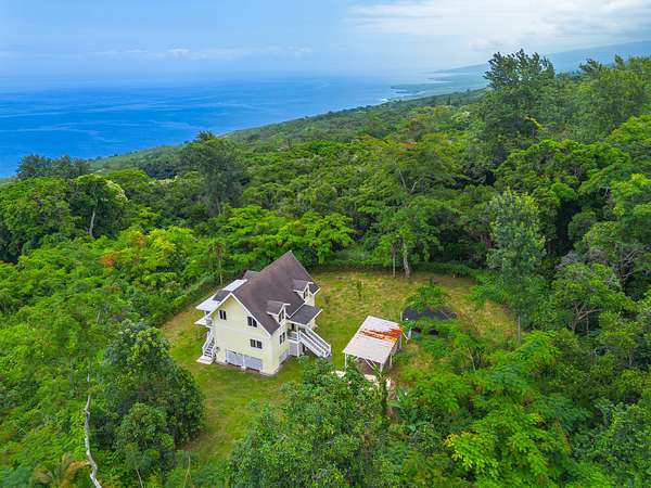 5.27 Acres of Land with Home for Sale in Captain Cook, Hawaii
