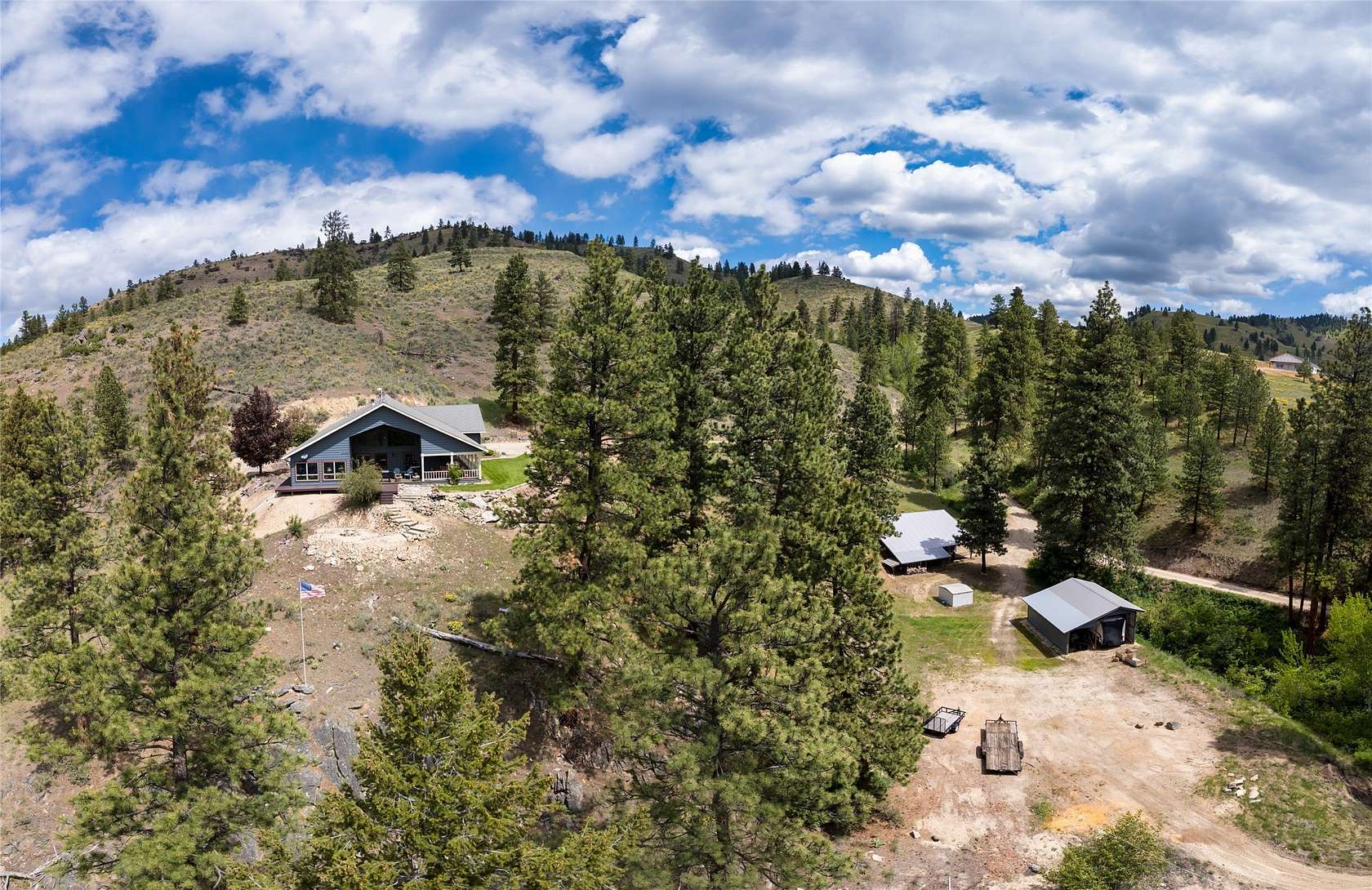 17 Acres of Land with Home for Sale in Conner, Montana