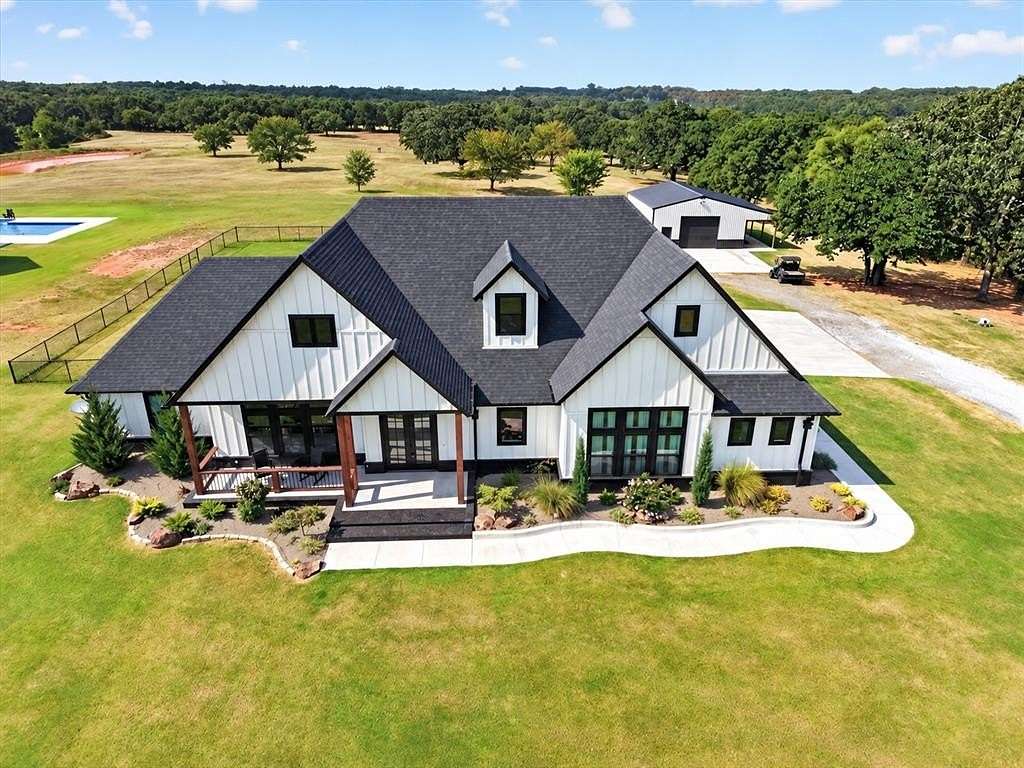 9 Acres of Land with Home for Sale in Tecumseh, Oklahoma