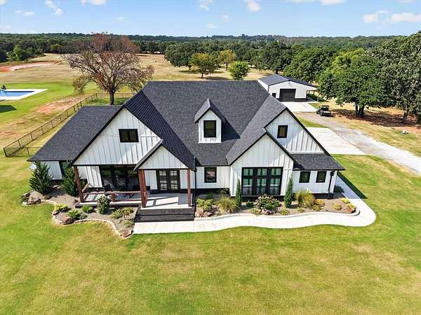 9 Acres of Land with Home for Sale in Tecumseh, Oklahoma