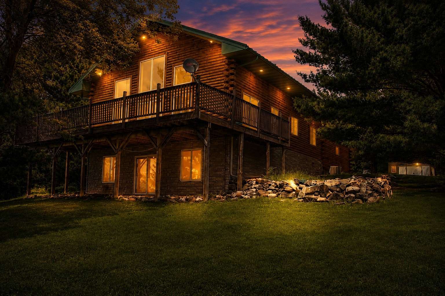 44.2 Acres of Land with Home for Sale in Deer Park, Wisconsin