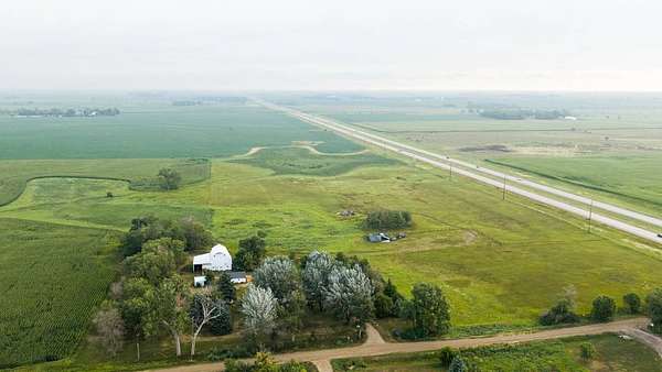 26 Acres of Land with Home for Auction in Worthing, South Dakota