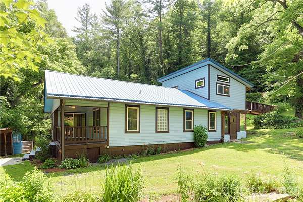4.57 Acres of Land with Home for Sale in Marshall, North Carolina