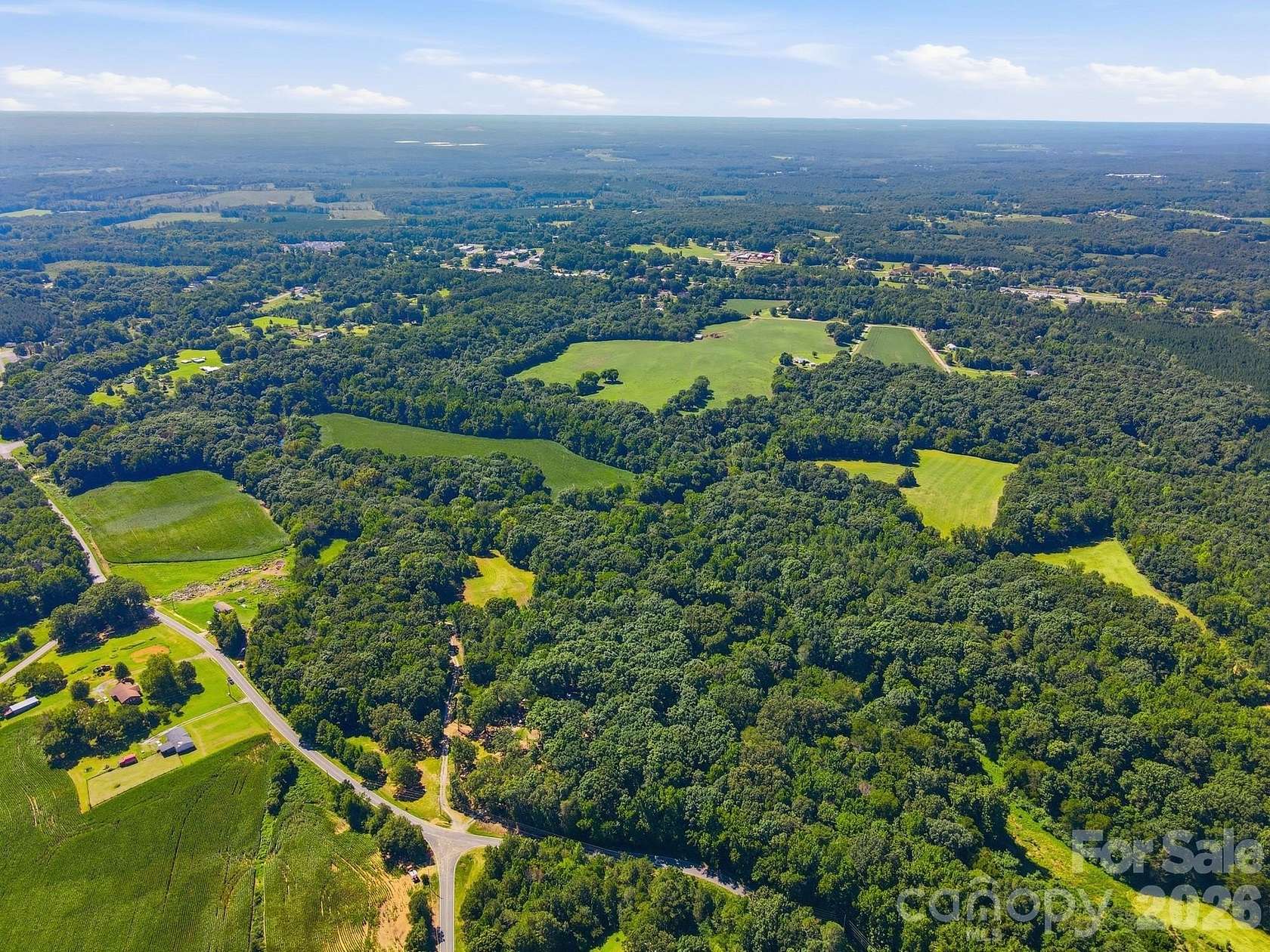 26.7 Acres of Land with Home for Sale in Peachland, North Carolina