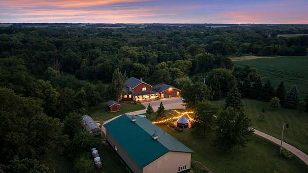 10 Acres of Land with Home for Sale in Le Sueur, Minnesota
