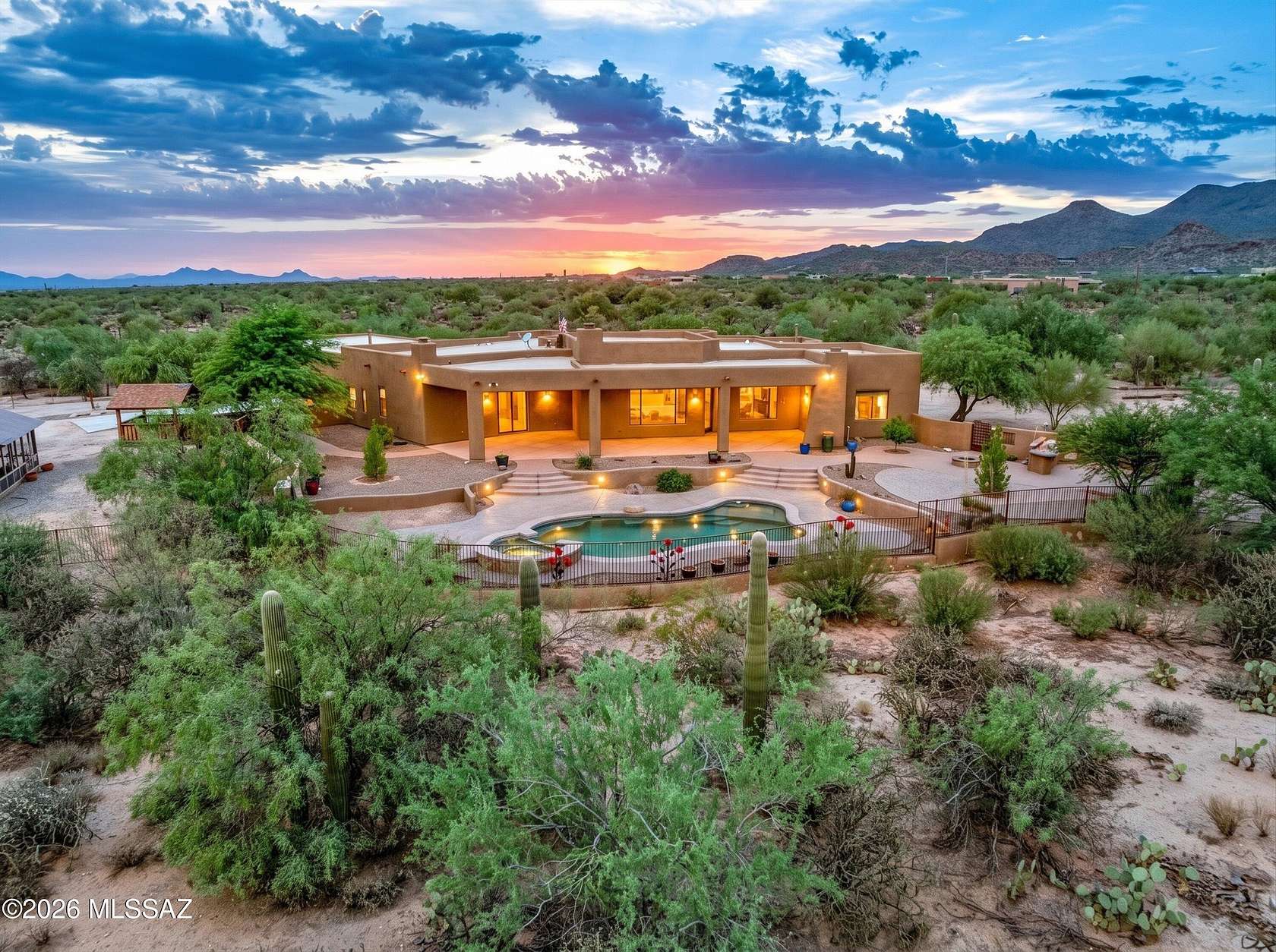 3.3 Acres of Land with Home for Sale in Tucson, Arizona
