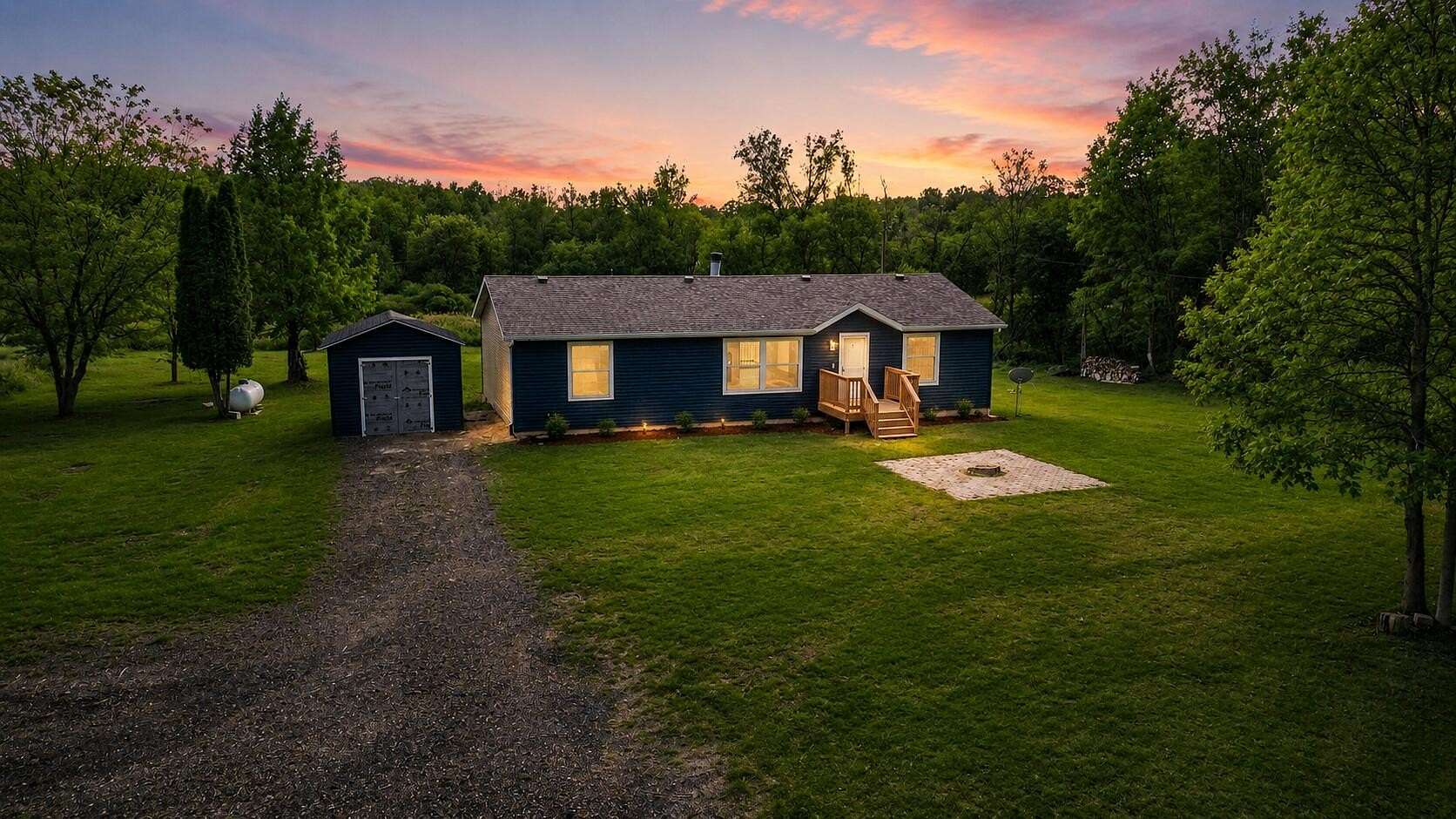 2 Acres of Land with Home for Sale in Cedar Springs, Michigan