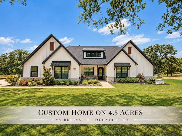 4.55 Acres of Land with Home for Sale in Decatur, Texas