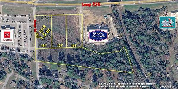 1.5 Acres of Commercial Land for Sale in Palestine, Texas