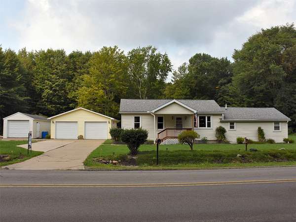 19 Acres of Land with Home for Sale in Conneautville, Pennsylvania