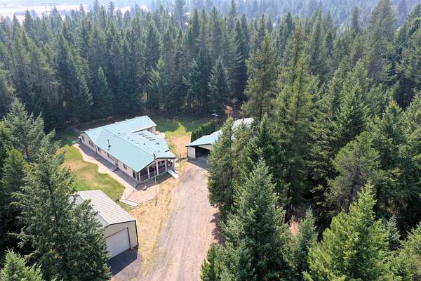 9.19 Acres of Land with Home for Sale in Deer Park, Washington