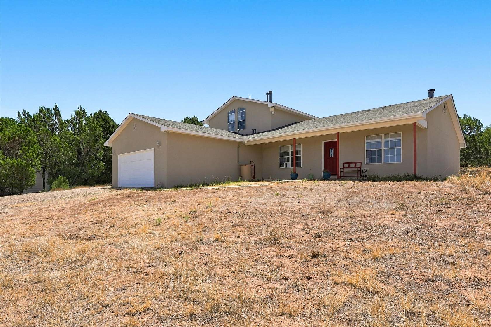 2 Acres of Land with Home for Sale in Tijeras, New Mexico