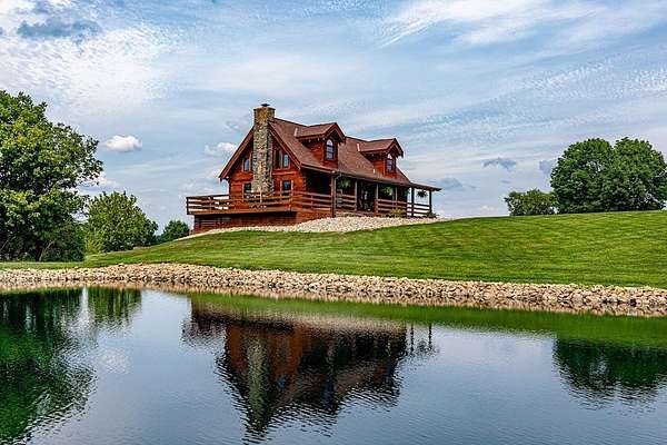 8.53 Acres of Land with Home for Sale in Aurora, Indiana