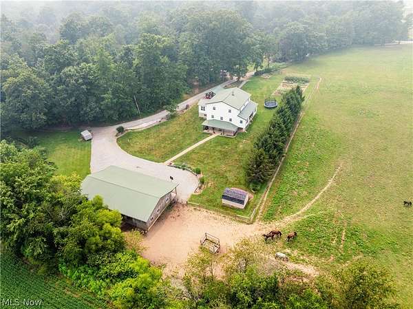 6 Acres of Land with Home for Auction in Fredericksburg, Ohio