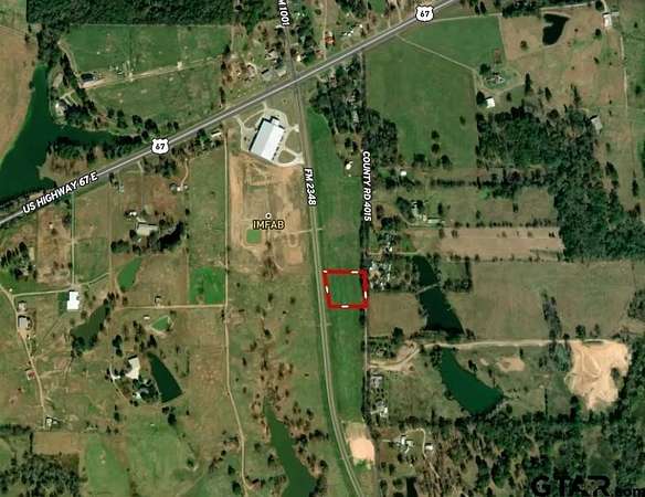 2.32 Acres of Commercial Land for Sale in Mount Pleasant, Texas