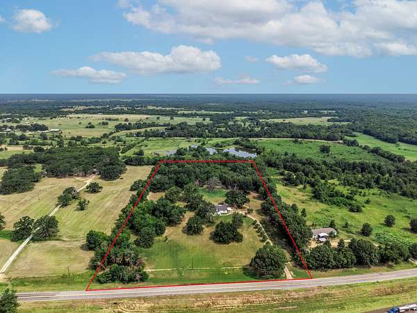 10 Acres of Land with Home for Sale in Sulphur Springs, Texas