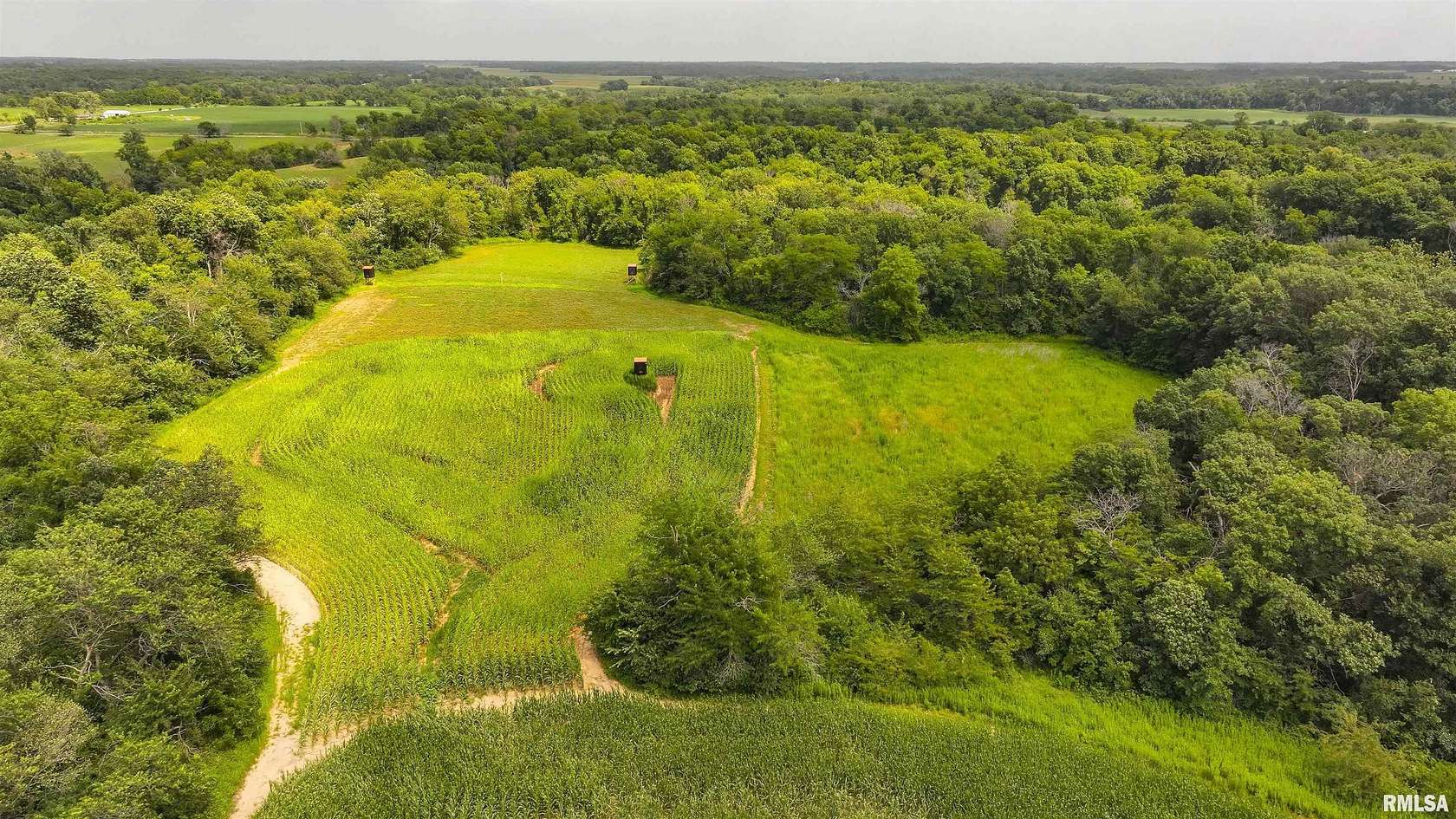 90 Acres of Land for Sale in La Harpe, Illinois