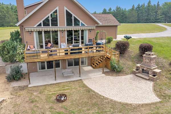 2.54 Acres of Land with Home for Sale in Waupaca, Wisconsin