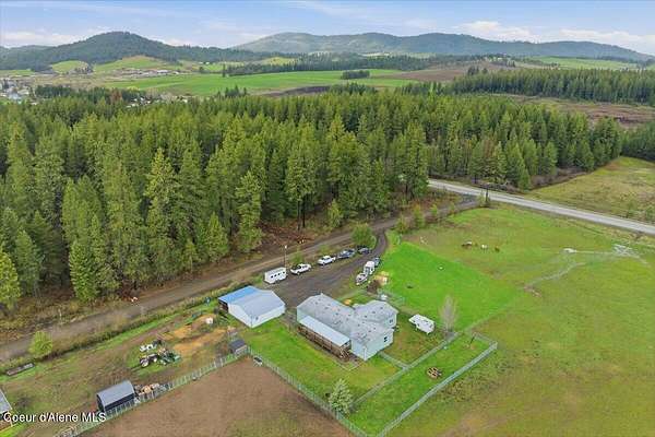 8.8 Acres of Land with Home for Sale in Plummer, Idaho
