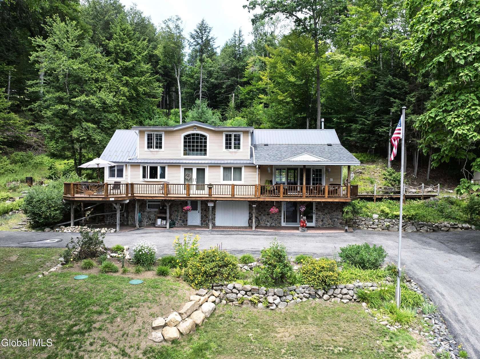 15.7 Acres of Recreational Land with Home for Sale in Hadley, New York