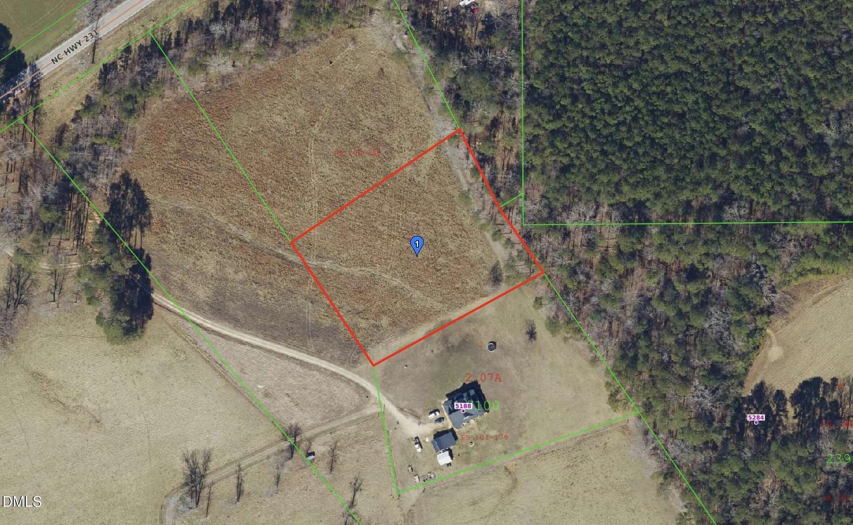 2 Acres of Residential Land for Sale in Zebulon, North Carolina