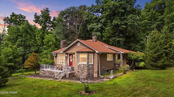 5 Acres of Land with Home for Sale in Hawley, Pennsylvania