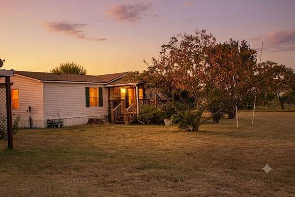 4.74 Acres of Land with Home for Sale in Oglesby, Texas