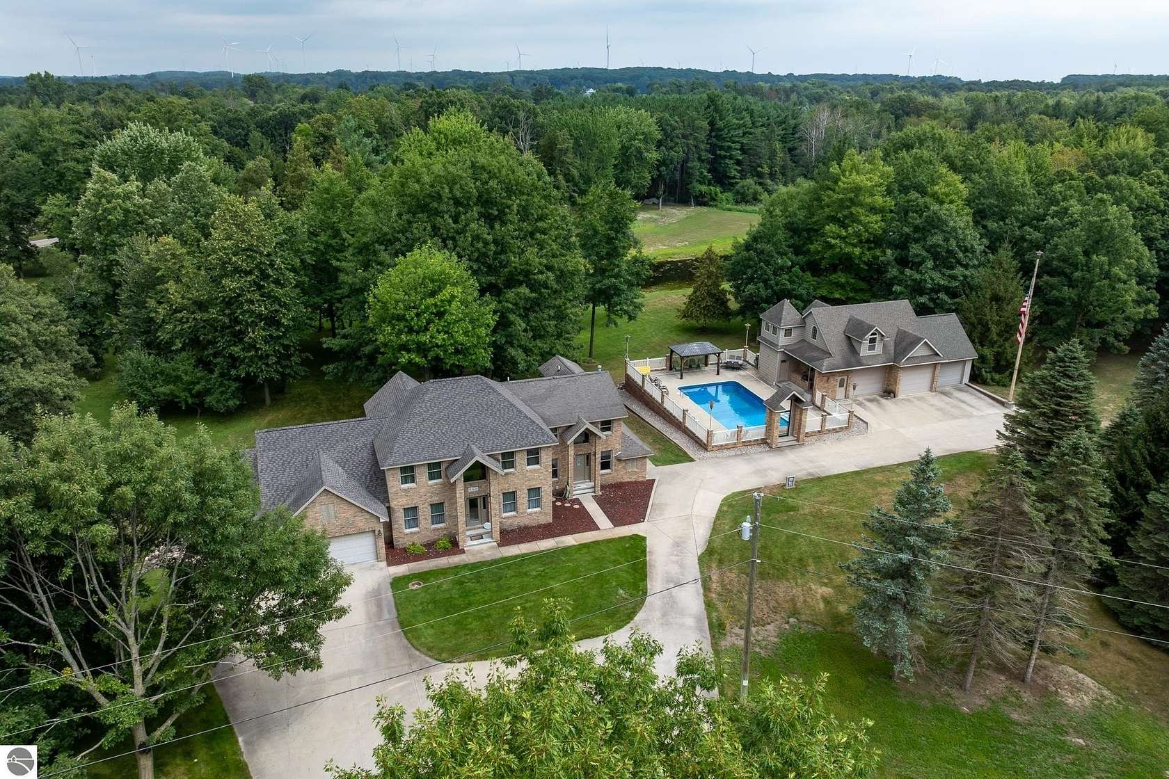 3.78 Acres of Land with Home for Sale in Weidman, Michigan