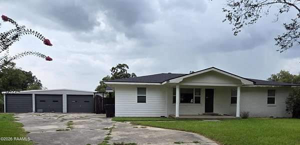5 Acres of Land with Home for Auction in Youngsville, Louisiana