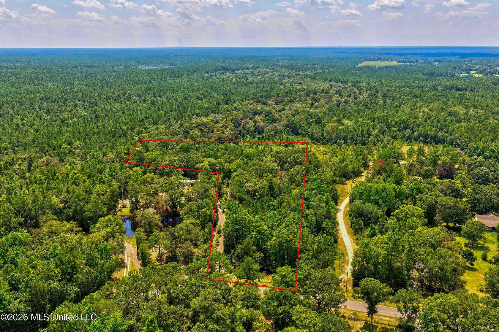 3.85 Acres of Residential Land for Sale in Saucier, Mississippi