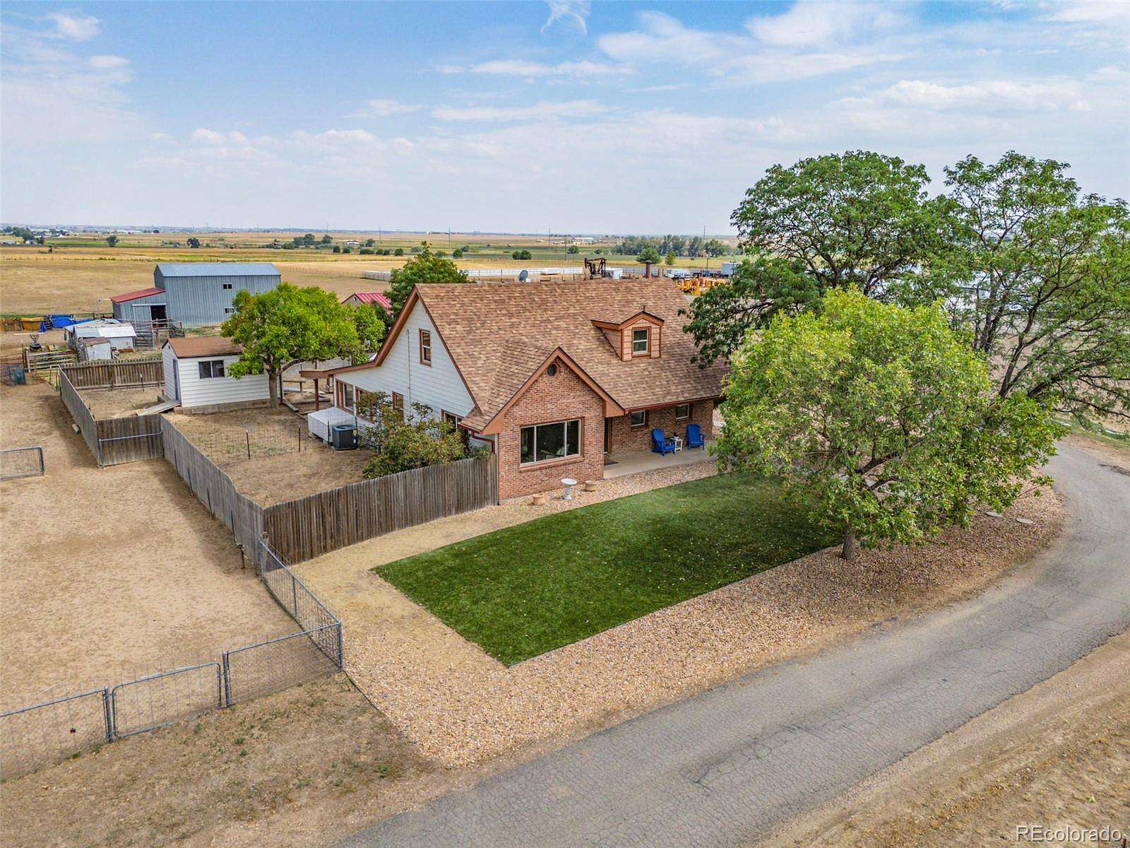 9.5 Acres of Land with Home for Sale in Brighton, Colorado