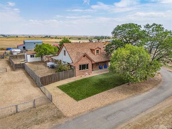 9.5 Acres of Land with Home for Sale in Brighton, Colorado
