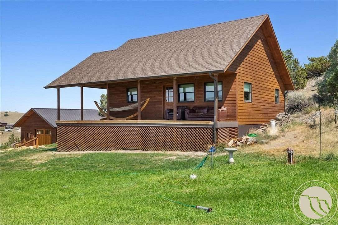 10 Acres of Land with Home for Sale in Absarokee, Montana
