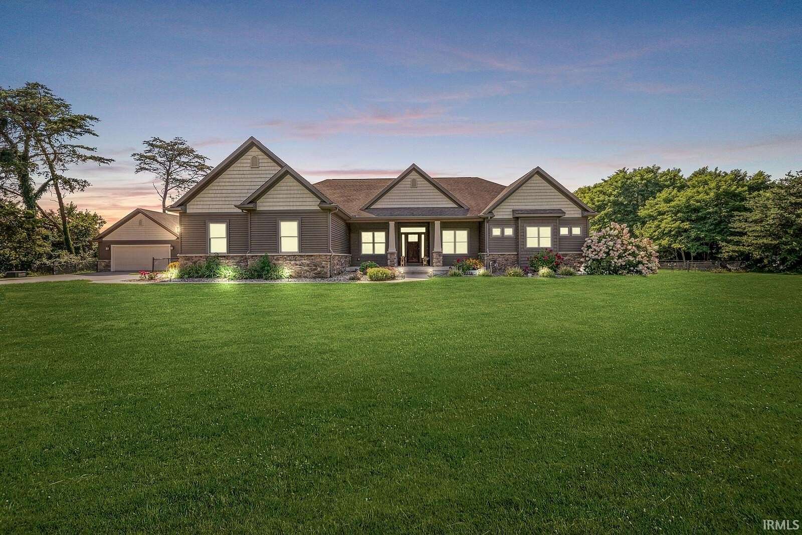 6.36 Acres of Land with Home for Sale in Elkhart, Indiana
