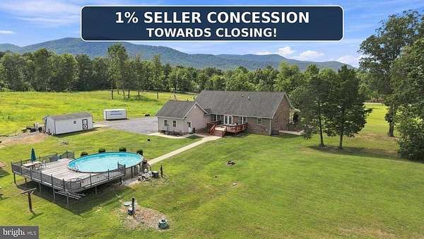 5 Acres of Land with Home for Sale in Front Royal, Virginia
