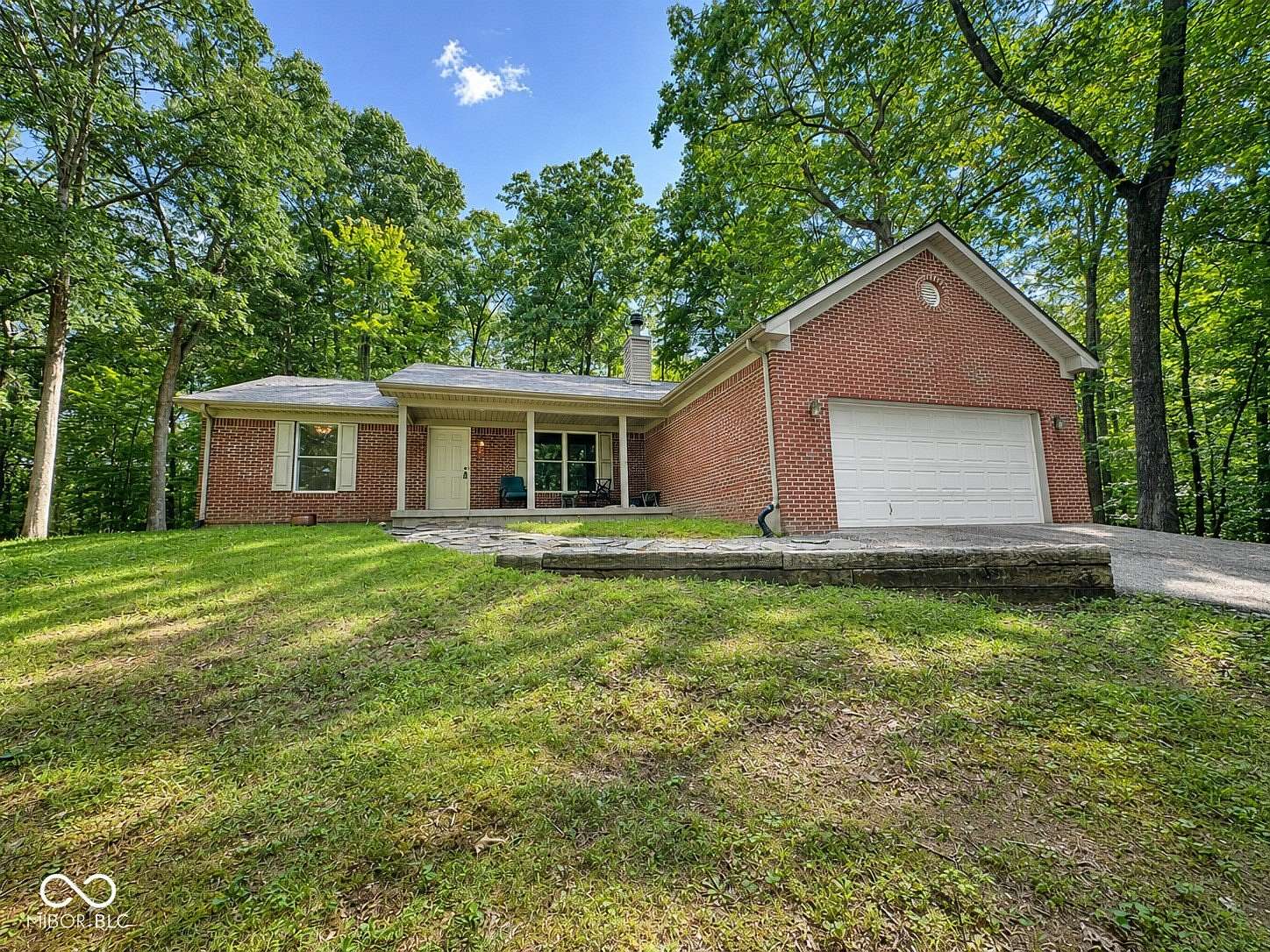 5.15 Acres of Land with Home for Sale in Morgantown, Indiana