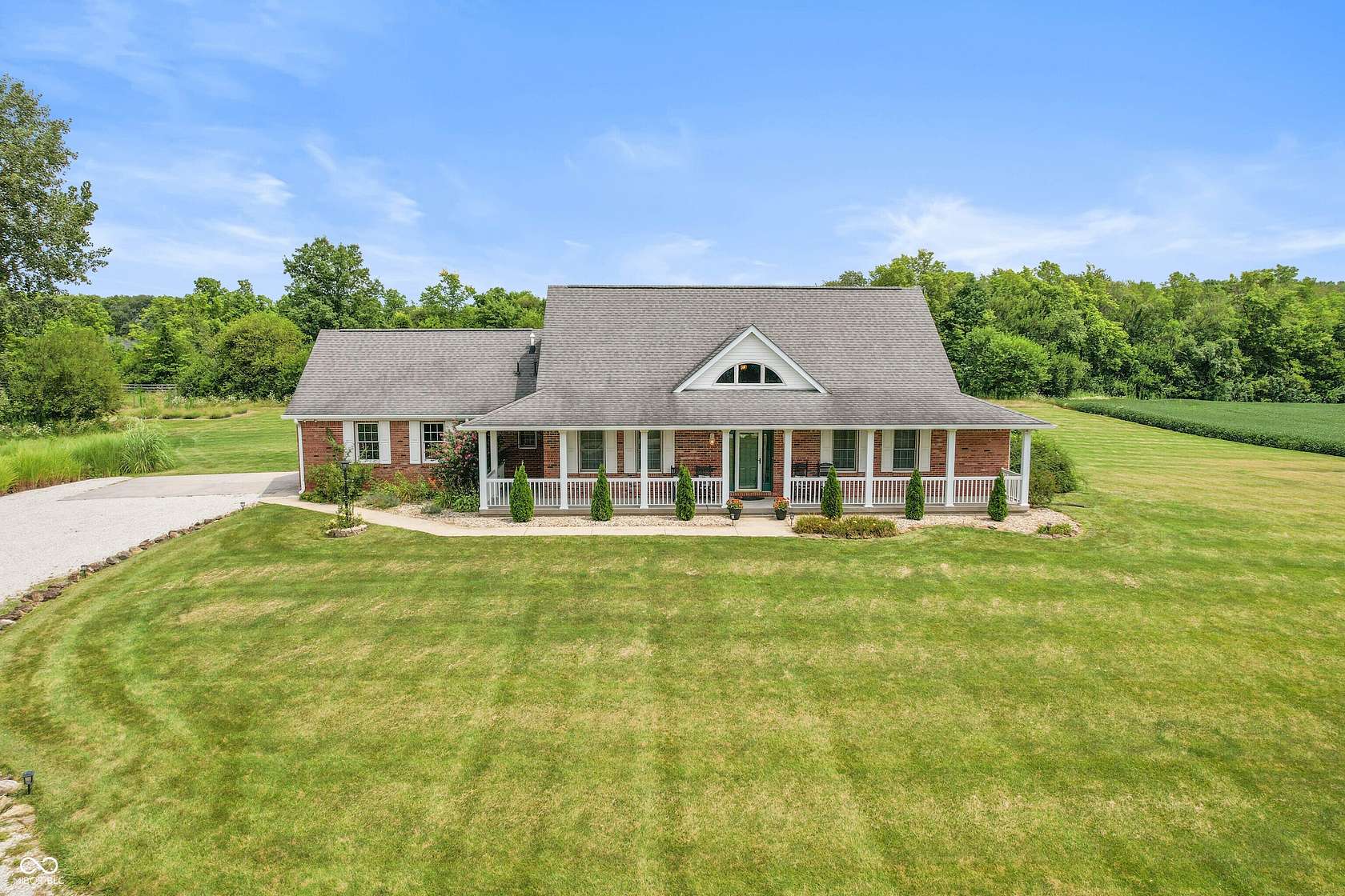 7.5 Acres of Land with Home for Sale in Knightstown, Indiana