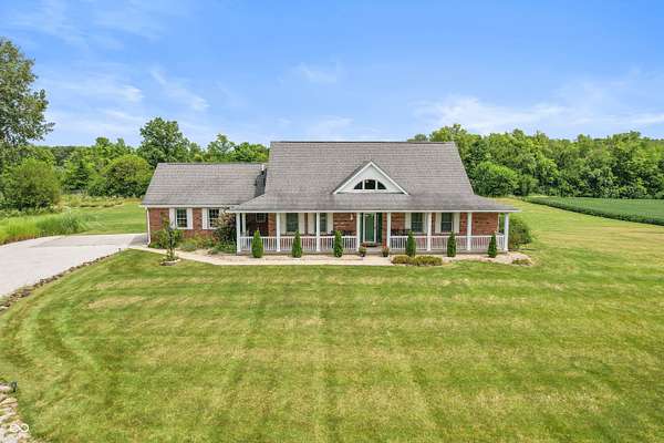 7.5 Acres of Land with Home for Sale in Knightstown, Indiana