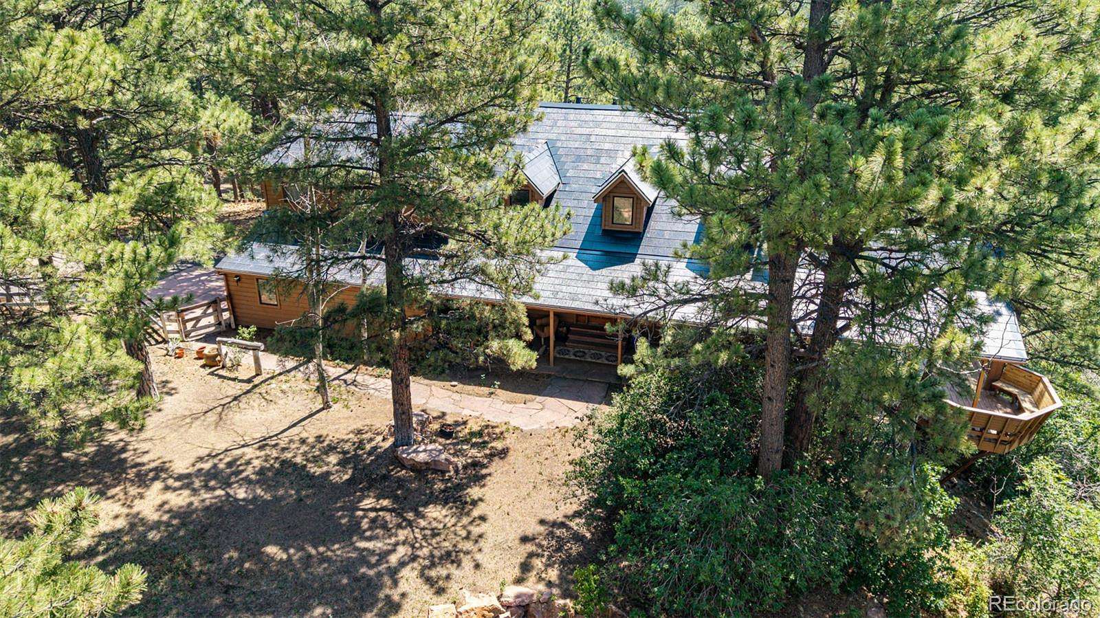 5 Acres of Land with Home for Sale in Franktown, Colorado
