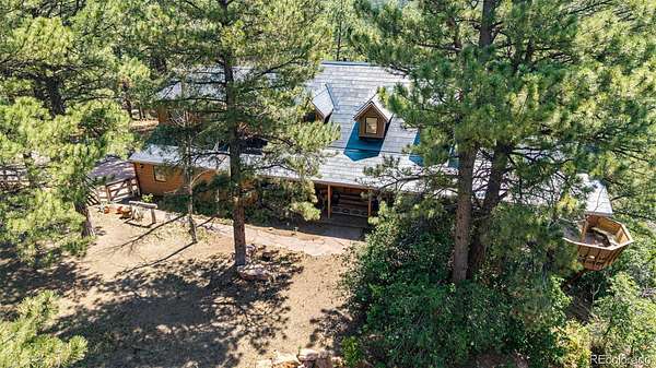 5 Acres of Land with Home for Sale in Franktown, Colorado