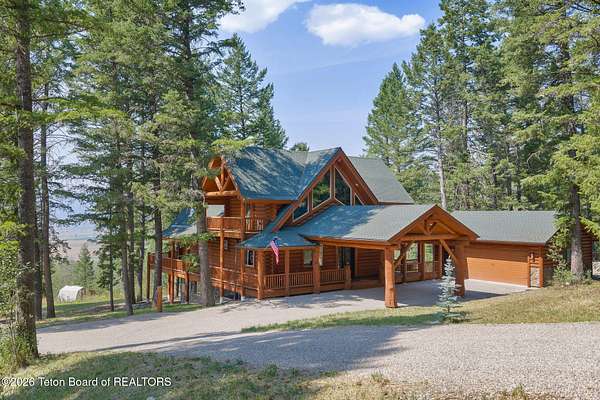 3.3 Acres of Land with Home for Sale in Star Valley Ranch, Wyoming