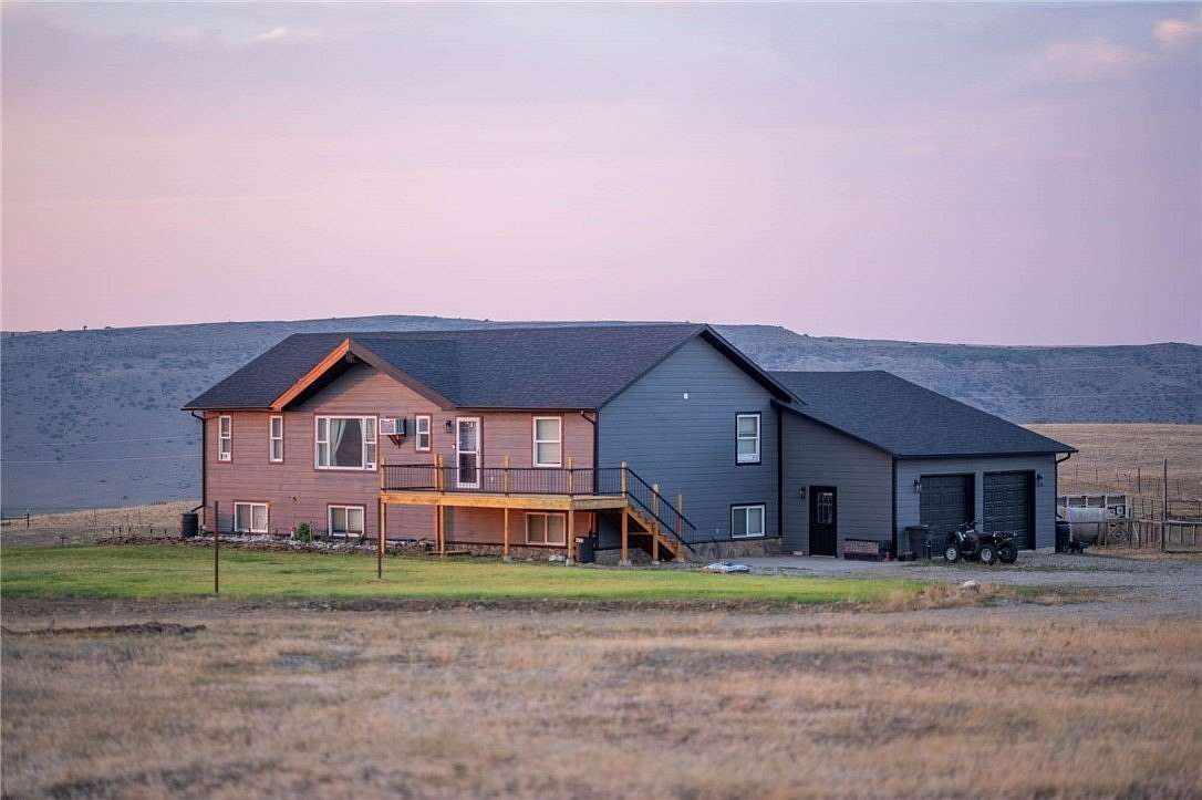 60 Acres of Agricultural Land with Home for Sale in Absarokee, Montana