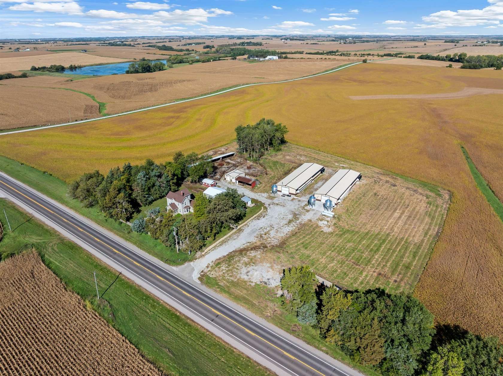 4 Acres of Land with Home for Sale in Avoca, Nebraska